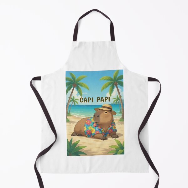 Item preview, Capibara funny vacation design designed and sold by VaseyTees2.