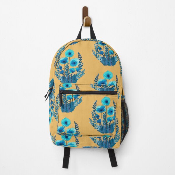 Item preview, Blue Pouring Flowers with Botanical Leaves designed and sold by GAP90.
