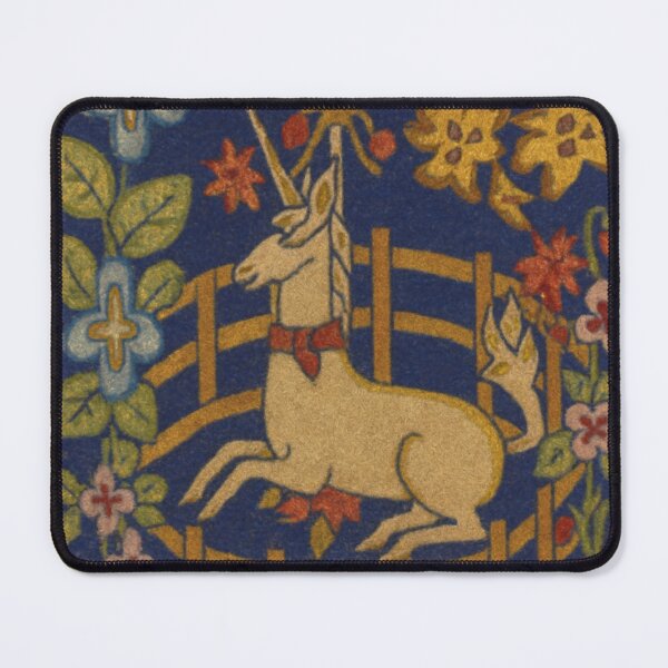 Item preview, Unicorn in Captivity Tapestry – Medieval Fantasy Garden designed and sold by LuxuryApparels.