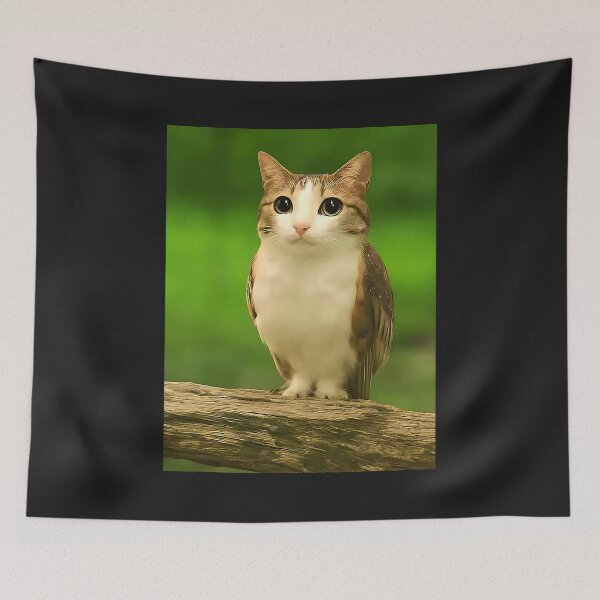 Item preview, Meowl Cat Owl, Funny Cat Meme, Cat Lover  designed and sold by FrankIsabel.