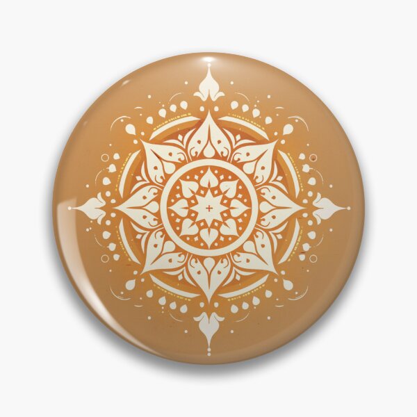 Artikelvorschau, Honigbraunes Boho-Symbol | Druck entworfen und verkauft von Unrooted.
