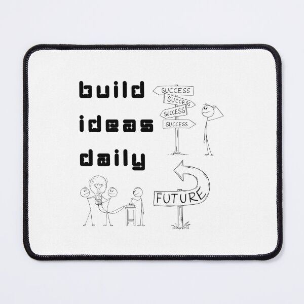 Item preview, Build Ideas Daily Path to Success Stickman Art designed and sold by Whimsy Works.