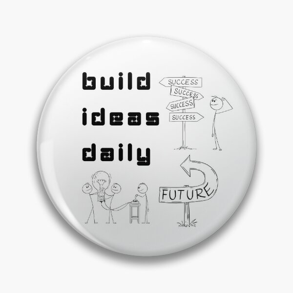 Item preview, Build Ideas Daily Path to Success Stickman Art designed and sold by Whimsy Works.