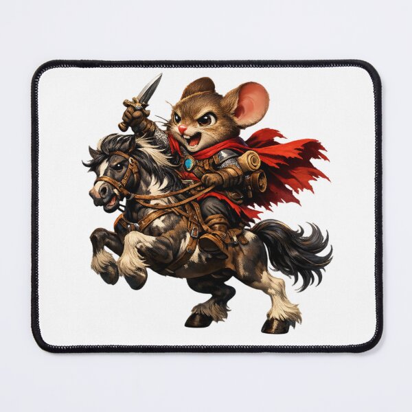 Item preview, Epic Zippy Mouse Warrior Riding Majestic Horse Graphic Tee designed and sold by Zippy Creation.
