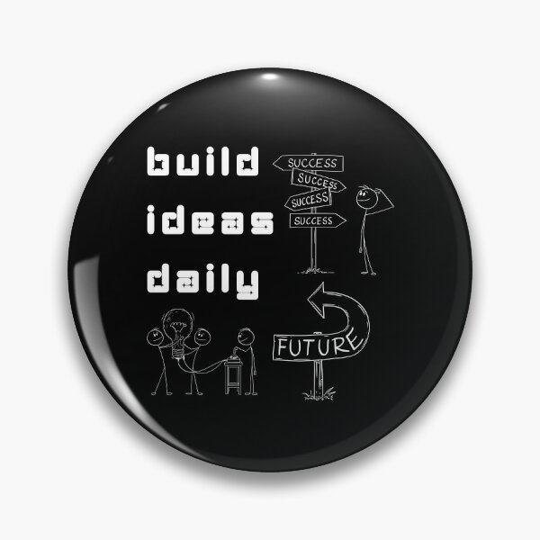 Item preview, Build Ideas Daily Path to Success Stickman Art designed and sold by Whimsy Works.