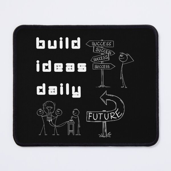 Item preview, Build Ideas Daily Path to Success Stickman Art designed and sold by Whimsy Works.