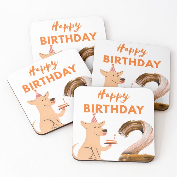 Item preview, Cute Dog 2nd Birthday Illustration designed and sold by Adappai.