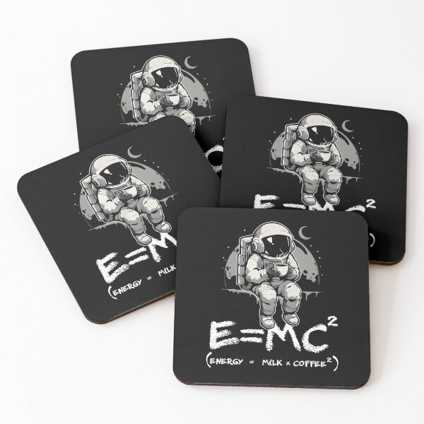 Item preview, Cosmic Caffeine: Energy = Milk x Coffee² Astronaut designed and sold by ifundesign.
