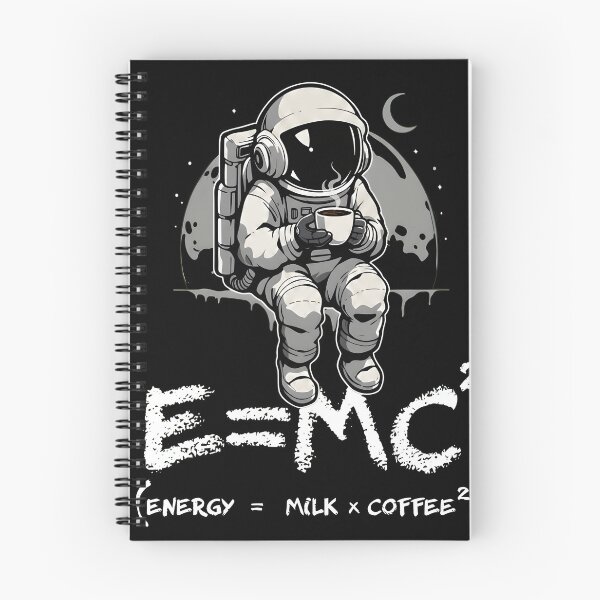 Item preview, Cosmic Caffeine: Energy = Milk x Coffee² Astronaut designed and sold by ifundesign.