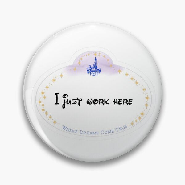 Item preview, I just work here name tag designed and sold by Creations1971.