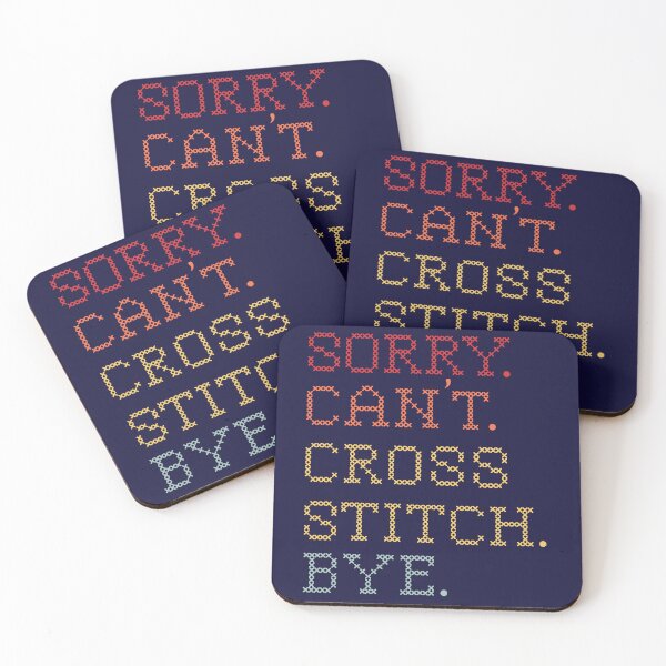 Item preview, Sorry Can't Cross Stitch Bye - Cross Stitcher Stitching - Retro Cross Stitch Lover designed and sold by Wiss2Arts.