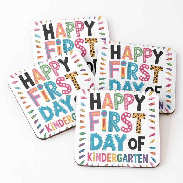 Item preview, First day of Kindergarten back to school teacher designed and sold by TheRetroStyle.