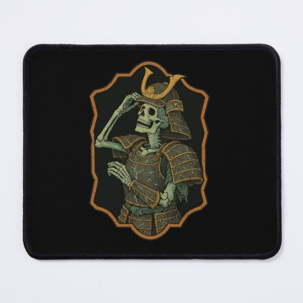 Item preview, Laughing Skeleton Samurai Salute designed and sold by EdvvinStudios.
