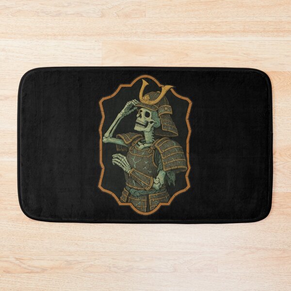 Item preview, Laughing Skeleton Samurai Salute designed and sold by EdvvinStudios.