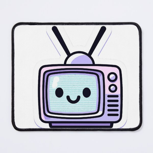Item preview, Retro CRT TV - 90s Aesthetic Television Sticker designed and sold by RetroPixel Studio.