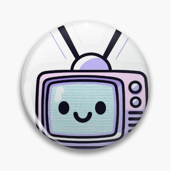 Item preview, Retro CRT TV - 90s Aesthetic Television Sticker designed and sold by RetroPixel Studio.