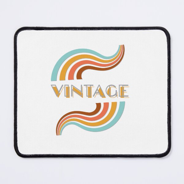 Item preview, Vintage Retro Rainbow Waves Typography | 70s Aesthetic Design designed and sold by QBEE DSNG.