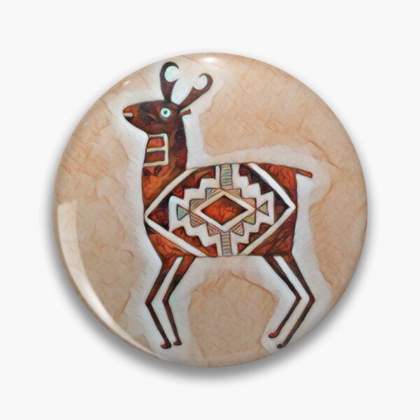 Item preview, Antílope Mimbres en marco turquesa designed and sold by oh-bi-me.