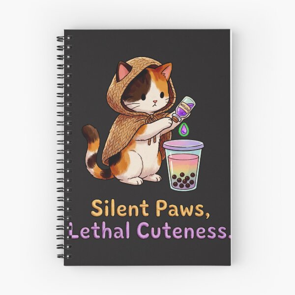 Item preview, Poisoned Milk Tea: Calico Assassin Cat Boba Art designed and sold by Thaivi Design.