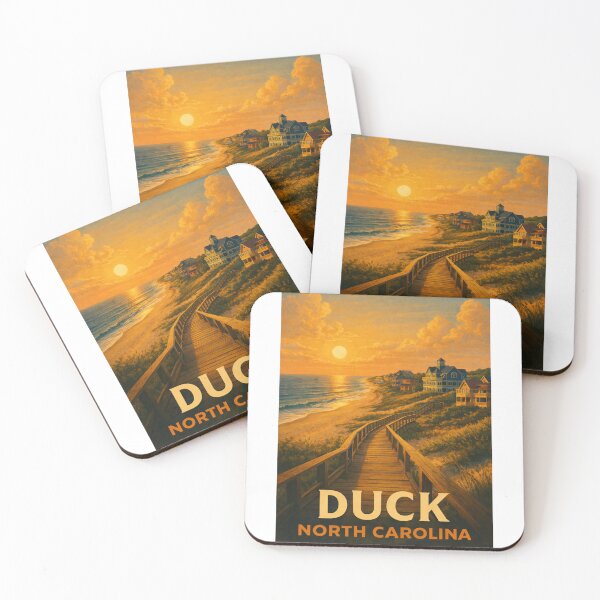 Item preview, Sunset Over Duck Beach, Outer Banks, North Carolina designed and sold by Aryabek.