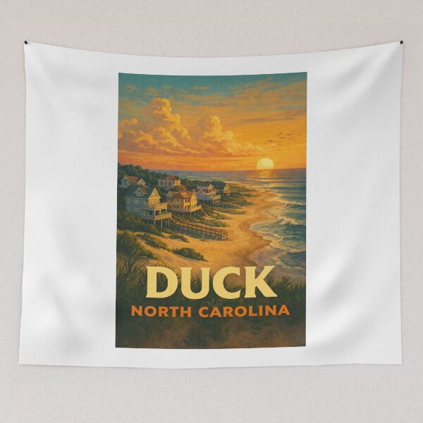 Item preview, Oceanfront Sunset in Duck, Outer Banks, North Carolina designed and sold by Aryabek.