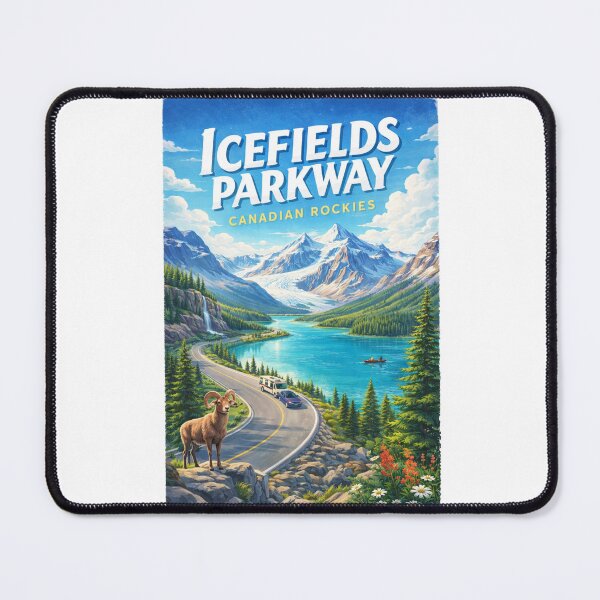 Item preview, Icefields Parkway and Bow Lake in the Canadian Rockies, Alberta designed and sold by Aryabek.