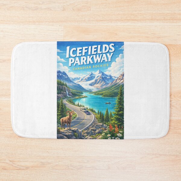 Item preview, Icefields Parkway and Bow Lake in the Canadian Rockies, Alberta designed and sold by Aryabek.