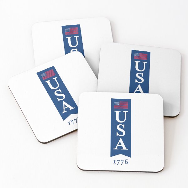Item preview, USA American Flag Vertical Design – 1776 Patriotic Freedom Graphic designed and sold by MidwestAmerican.