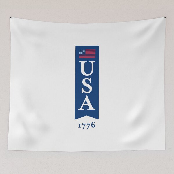Item preview, USA American Flag Vertical Design – 1776 Patriotic Freedom Graphic designed and sold by MidwestAmerican.