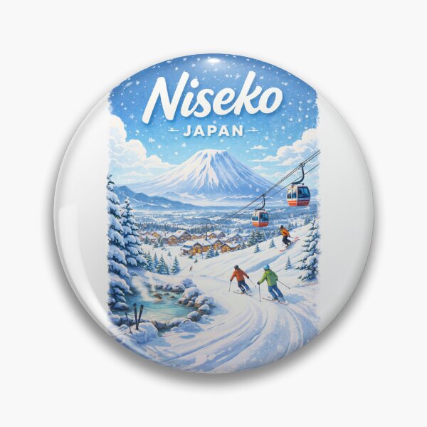 Item preview, Winter in Niseko with Hot Spring and Snowy Landscape, Hokkaido designed and sold by Aryabek.