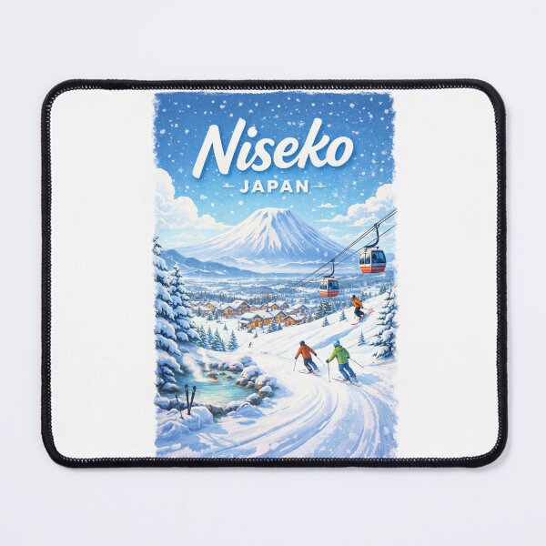 Item preview, Winter in Niseko with Hot Spring and Snowy Landscape, Hokkaido designed and sold by Aryabek.