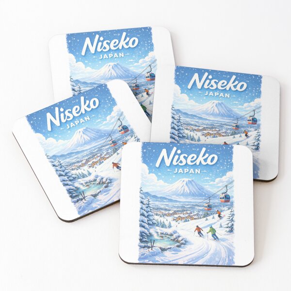 Item preview, Winter in Niseko with Hot Spring and Snowy Landscape, Hokkaido designed and sold by Aryabek.