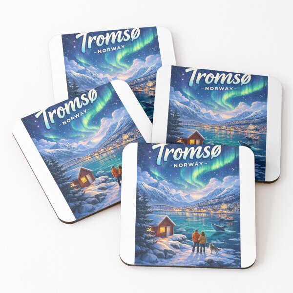 Item preview, Tromsø Winter Lights and Northern Norway Landscape designed and sold by Aryabek.
