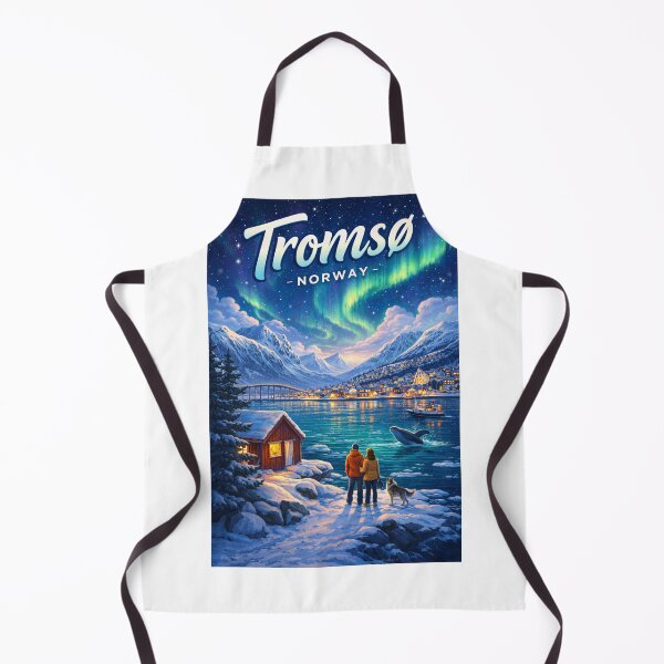 Item preview, Tromsø Winter Lights and Northern Norway Landscape designed and sold by Aryabek.