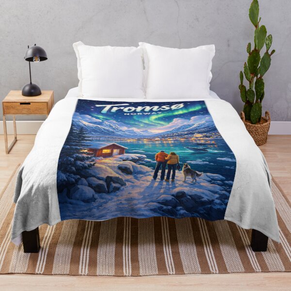 Item preview, Tromsø Winter Lights and Northern Norway Landscape designed and sold by Aryabek.