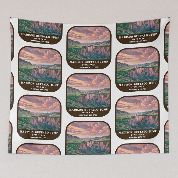 Item preview, Vintage Madison Buffalo Jump State Park (Montana State Park) designed and sold by RabbitK.