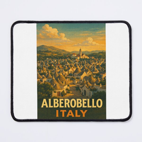 Item preview, Alberobello Trulli Village in Puglia at Sunset designed and sold by Aryabek.