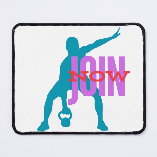 Item preview, Join Now Kettlebell Fitness Motivation” designed and sold by Adappai.
