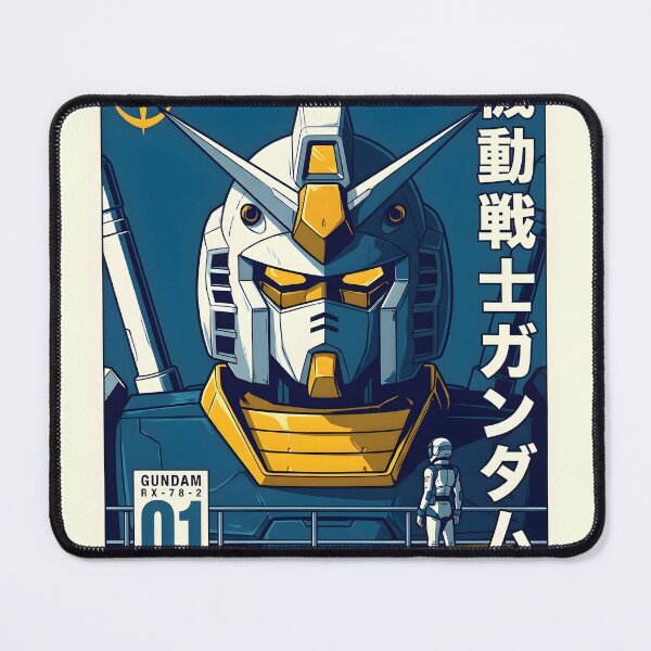 Item preview, Mecha Robot Poster | Retro Anime Mecha Art | Gundam-Inspired Sci-Fi Wall Art | Japanese Robot Illustration designed and sold by AbstractAuraArt.