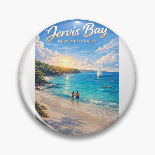 Item preview, Jervis Bay Sunrise Coastline with Hyams Beach and Jervis Bay Marine Park designed and sold by Places On Earth.
