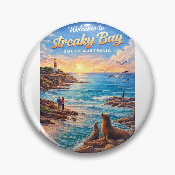 Item preview, Streaky Bay Coastline with Cape Bauer and Great Australian Bight designed and sold by Places On Earth.