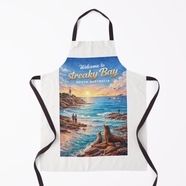 Item preview, Streaky Bay Coastline with Cape Bauer and Great Australian Bight designed and sold by Places On Earth.