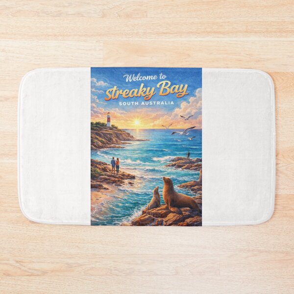 Item preview, Streaky Bay Coastline with Cape Bauer and Great Australian Bight designed and sold by Places On Earth.
