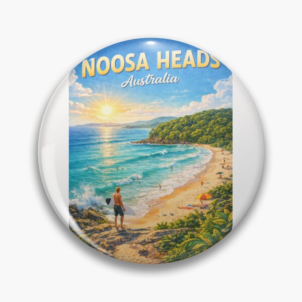 Item preview, Noosa Heads National Park Coastline with Laguna Bay designed and sold by Places On Earth.