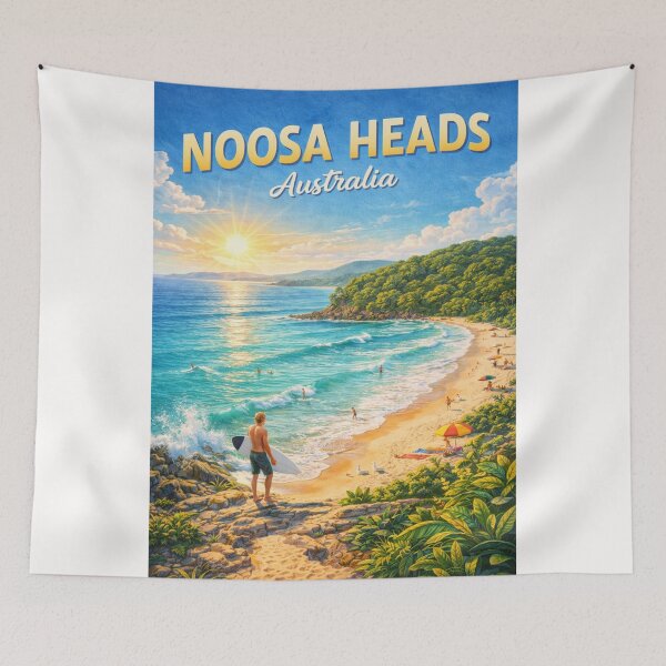Item preview, Noosa Heads National Park Coastline with Laguna Bay designed and sold by Places On Earth.