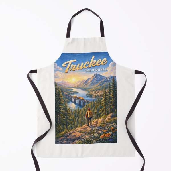 Item preview, Truckee River Valley with Donner Lake and Sierra Nevada designed and sold by Places On Earth.