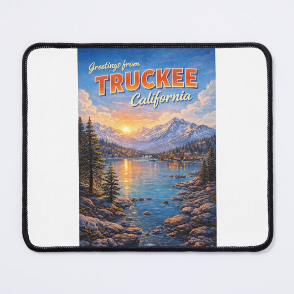 Item preview, Greetings from Truckee with Donner Lake and Sierra Nevada Mountains designed and sold by Places On Earth.
