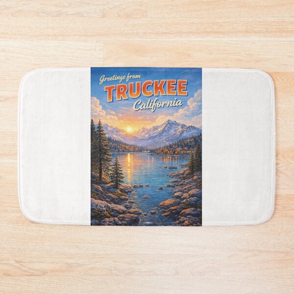 Item preview, Greetings from Truckee with Donner Lake and Sierra Nevada Mountains designed and sold by Places On Earth.