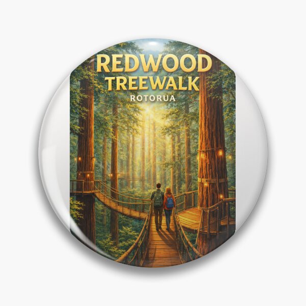 Item preview, Redwood Canopy Walk through Whakarewarewa Forest in Rotorua designed and sold by Places On Earth.