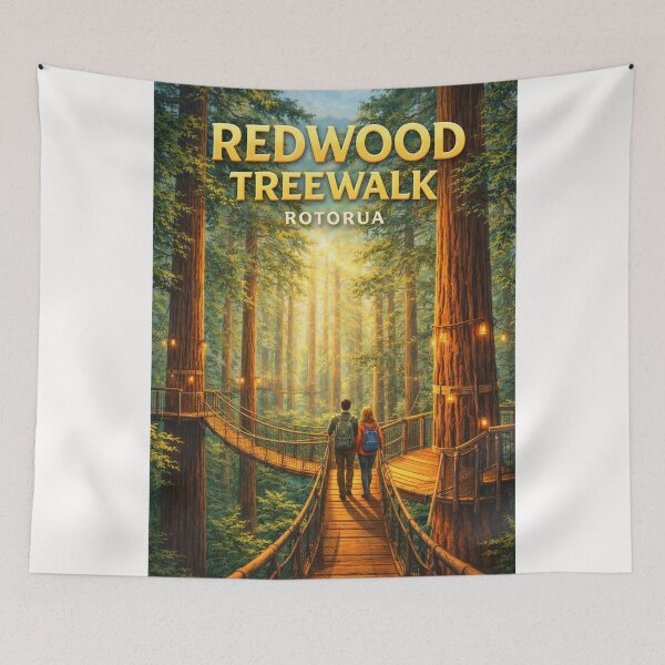 Item preview, Redwood Canopy Walk through Whakarewarewa Forest in Rotorua designed and sold by Places On Earth.